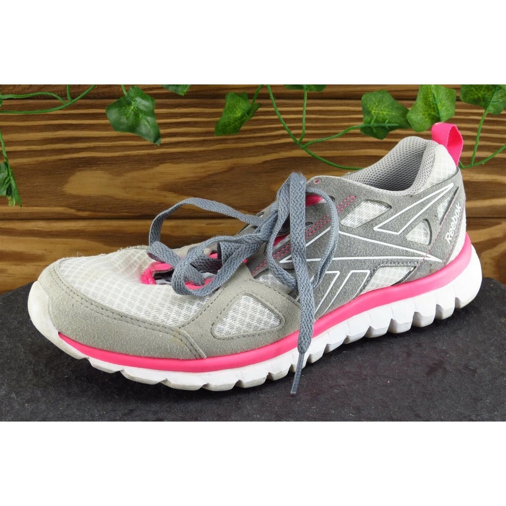Reebok‎ Women Size 7 M Shoes Gray Running Mesh